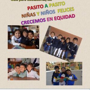 Portada Pasito a pasito, niños y niñas felices, crecemos en equidad