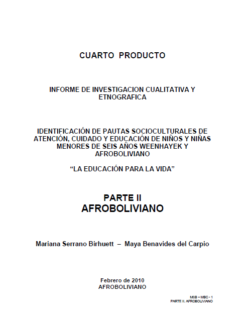 IDENTIFICACION DE PAUTAS SOCIO CULTURALES DE ATENCION, CUIDADO Y EDUCACION DE NIÑAS y NIÑOS MENORES DE 6 AÑOS - Imagen 4