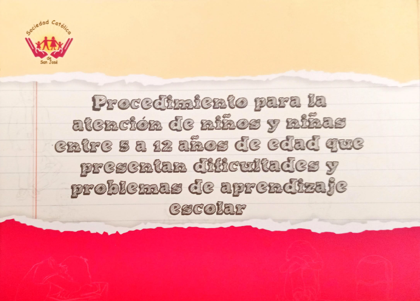 Procedimiento para la atención de niños y niñas con dificultad de aprendizaje